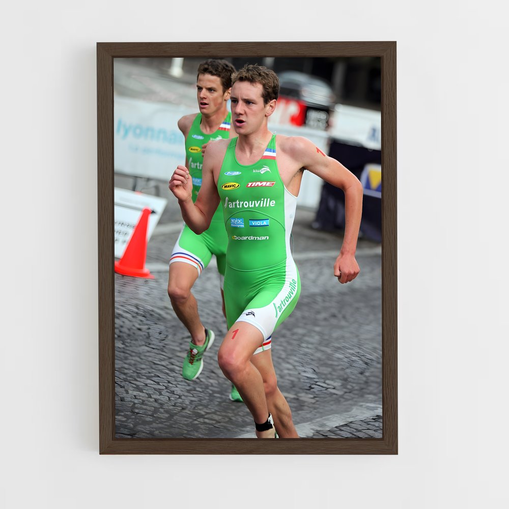 Poster La Course Aquatique – affiche Athlétisme (vue 5)
